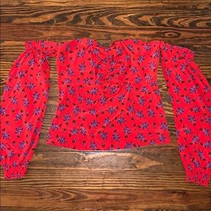 Intermix strapless top